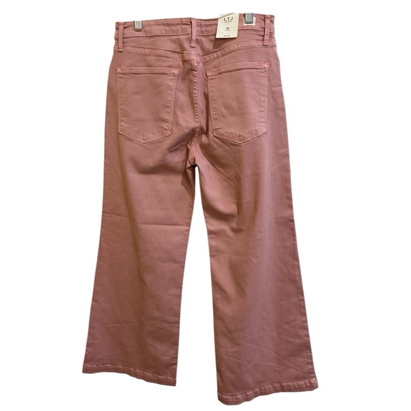 Letter to Juliette Wide Leg stretchy denim in Fondant Pink size 30 - Picture 4 of 11